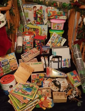 Big selection of donated goods